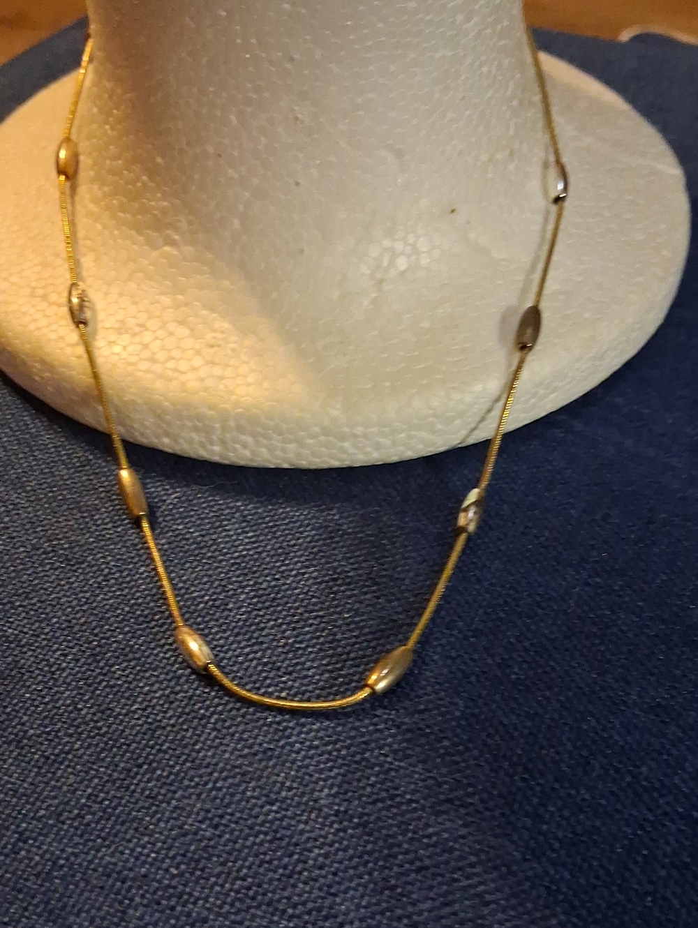 Marks & Spencer Gold-Tone Bead Link Necklace